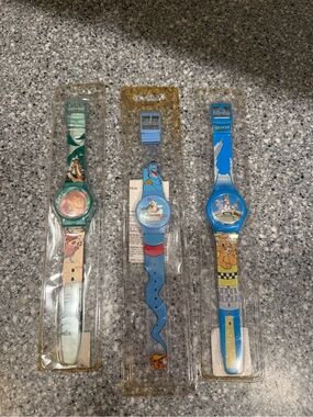 Vintage Disney Digital Watches The Lion King Aladdin Oliver and Company